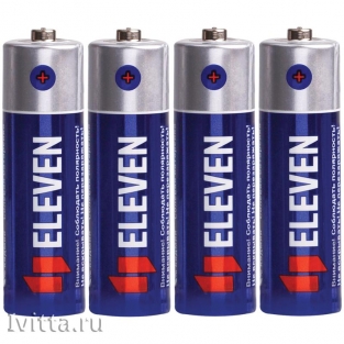Батарейка Eleven AA (R6) солевая (4 штуки в спайке)