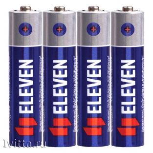 Батарейка Eleven AAА (R03) солевая (4 штуки в спайке)