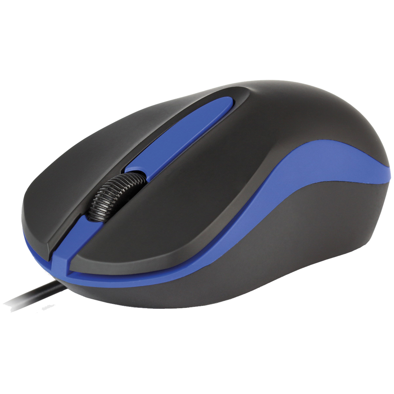 Мышь Smartbuy ONE 329, USB, черный, синий, 2btn Roll