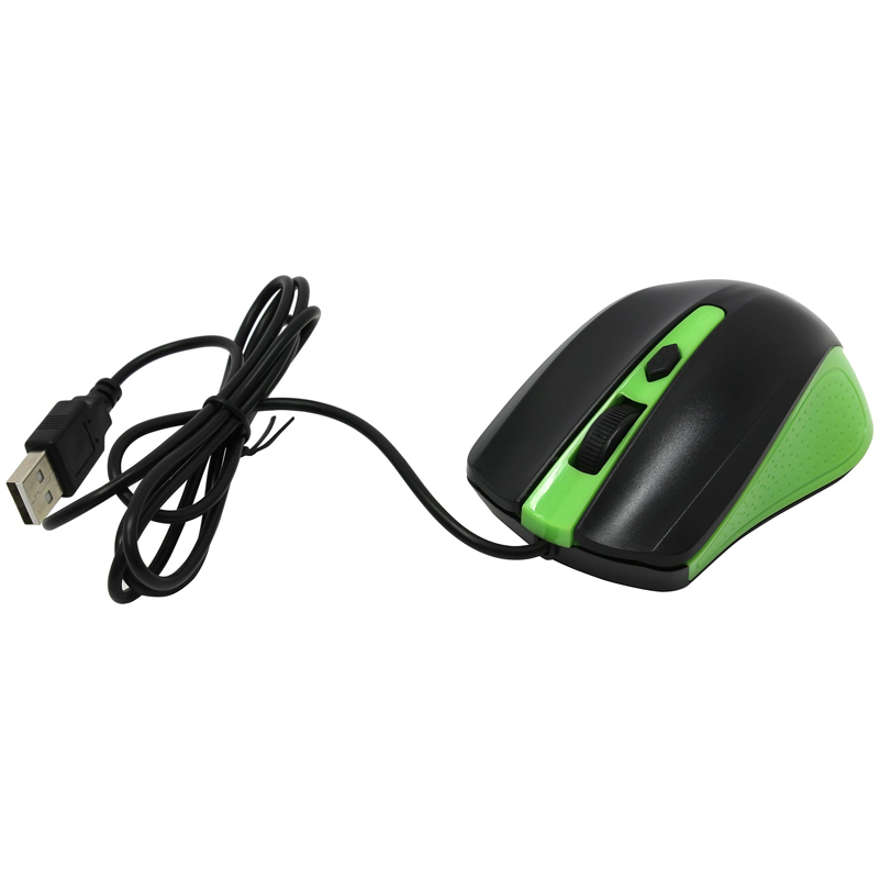 Мышь Smartbuy ONE 352, USB, зеленый, черный, 3btn Roll