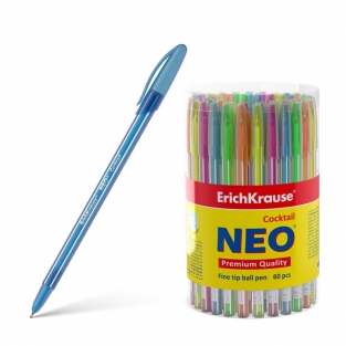 Ручка шариковая ErichKrause Neo Cocktail, синяя
