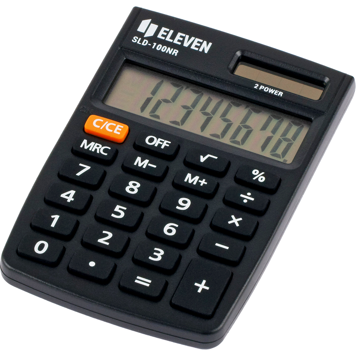 Калькулятор карманный Eleven SLD-100NR, 8 разрядов, двойное питание, 58*88*10мм