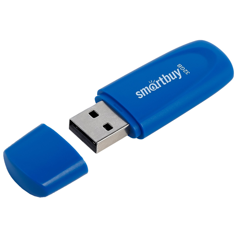 Память Smart Buy "Scout"  32GB, USB 2.0 Flash Drive, синий