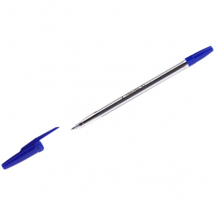 Ручка шариковая Corvina 51 Classic синяя, 1,0мм, прозрачный корпус