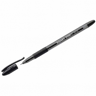 Ручка шариковая Luxor Spark II черная, 0,7мм, грип