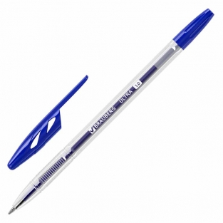 Ручка шариковая BRAUBERG ULTRA синяя, узел 1 мм