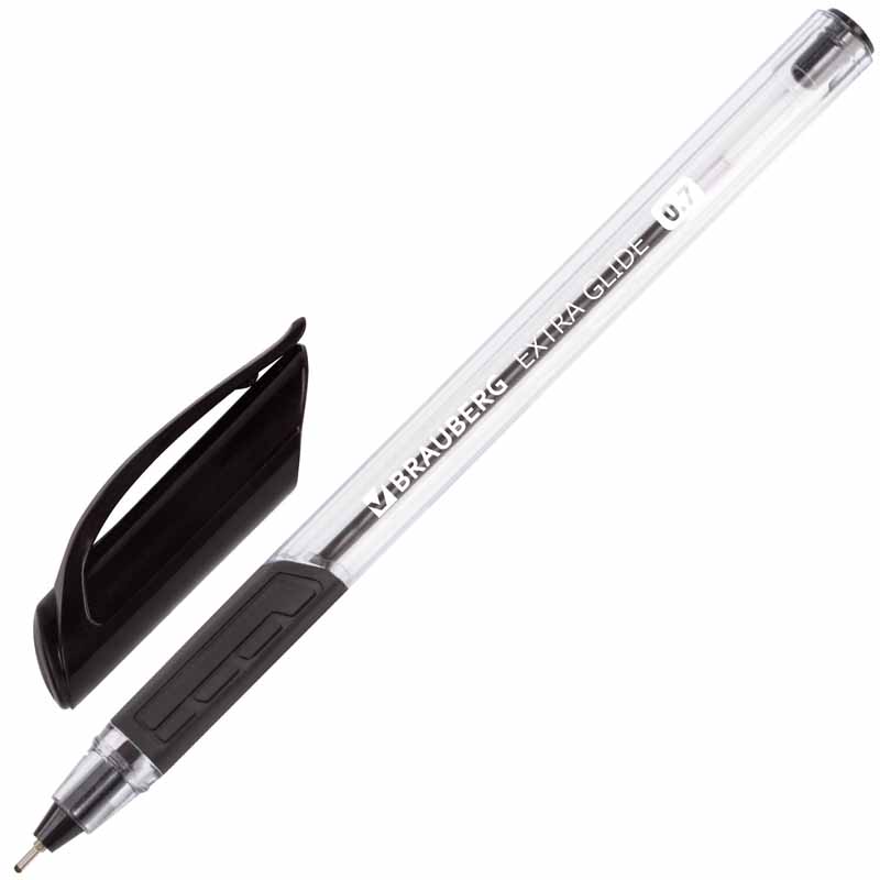 Ручка шариковая Brauberg Extra Glide GT на масляной основе, черная