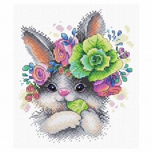 Набор для вышивки Жар-Птица Очаровательный кролик 19*16