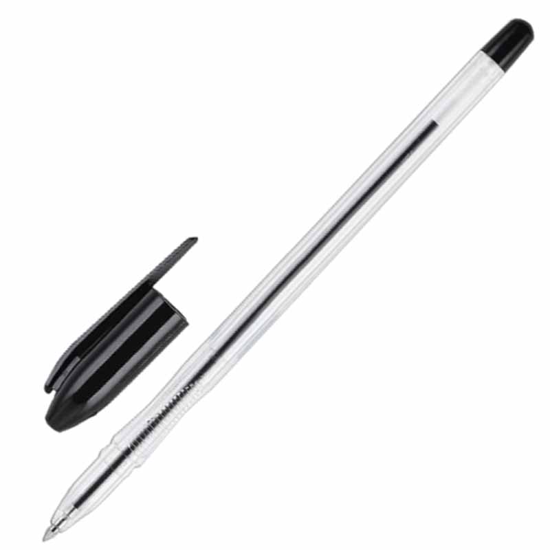 Ручка шариковая СТАММ VeGa, 0,7мм, черная