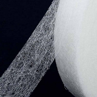 Паутинка клеевая для ткани 25мм*100м, белая