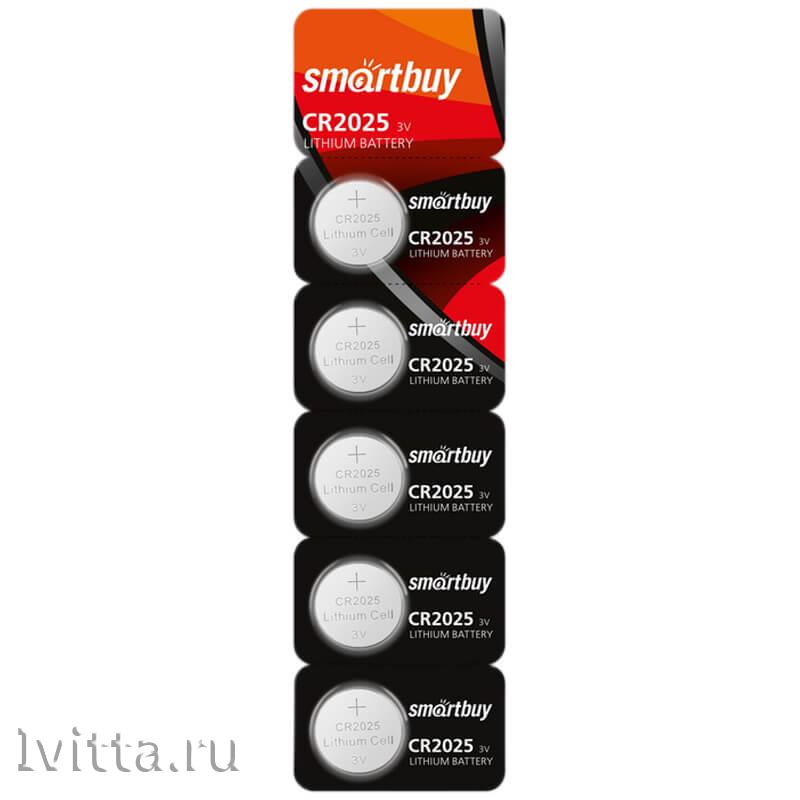Батарейка SmartBuy CR2025 литиевая