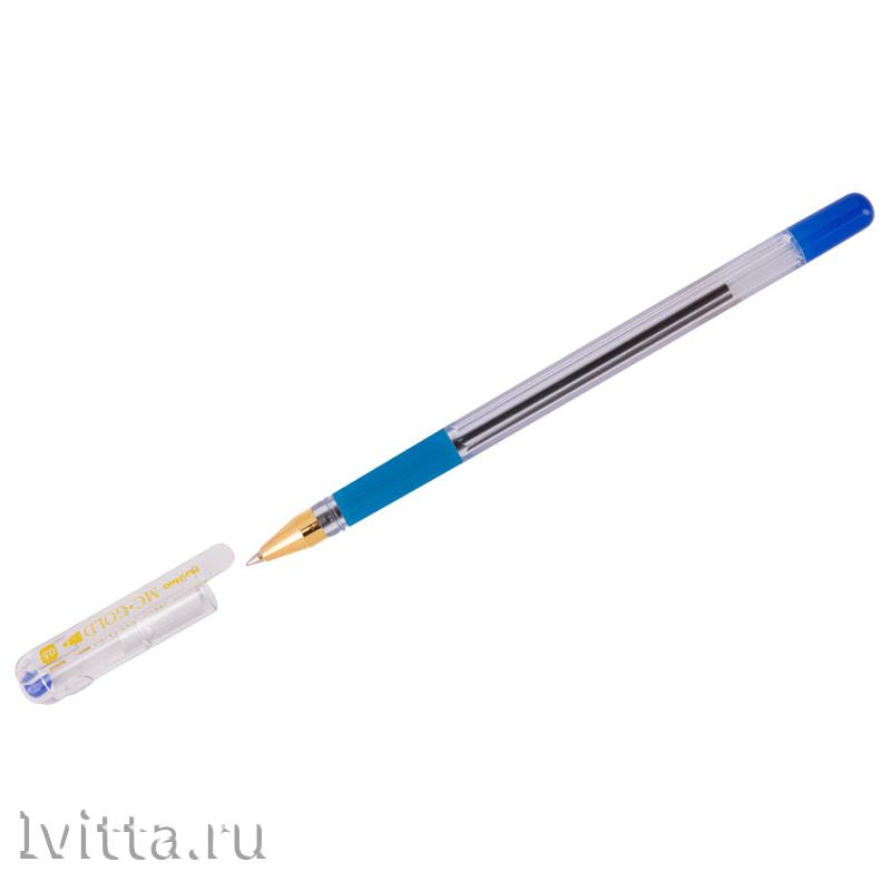 Ручка шариковая MunHwa MC Gold синяя 0,5мм