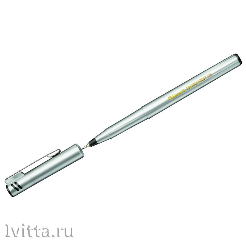 Ручка капиллярная Luxor Micropoint черная, 0,5мм